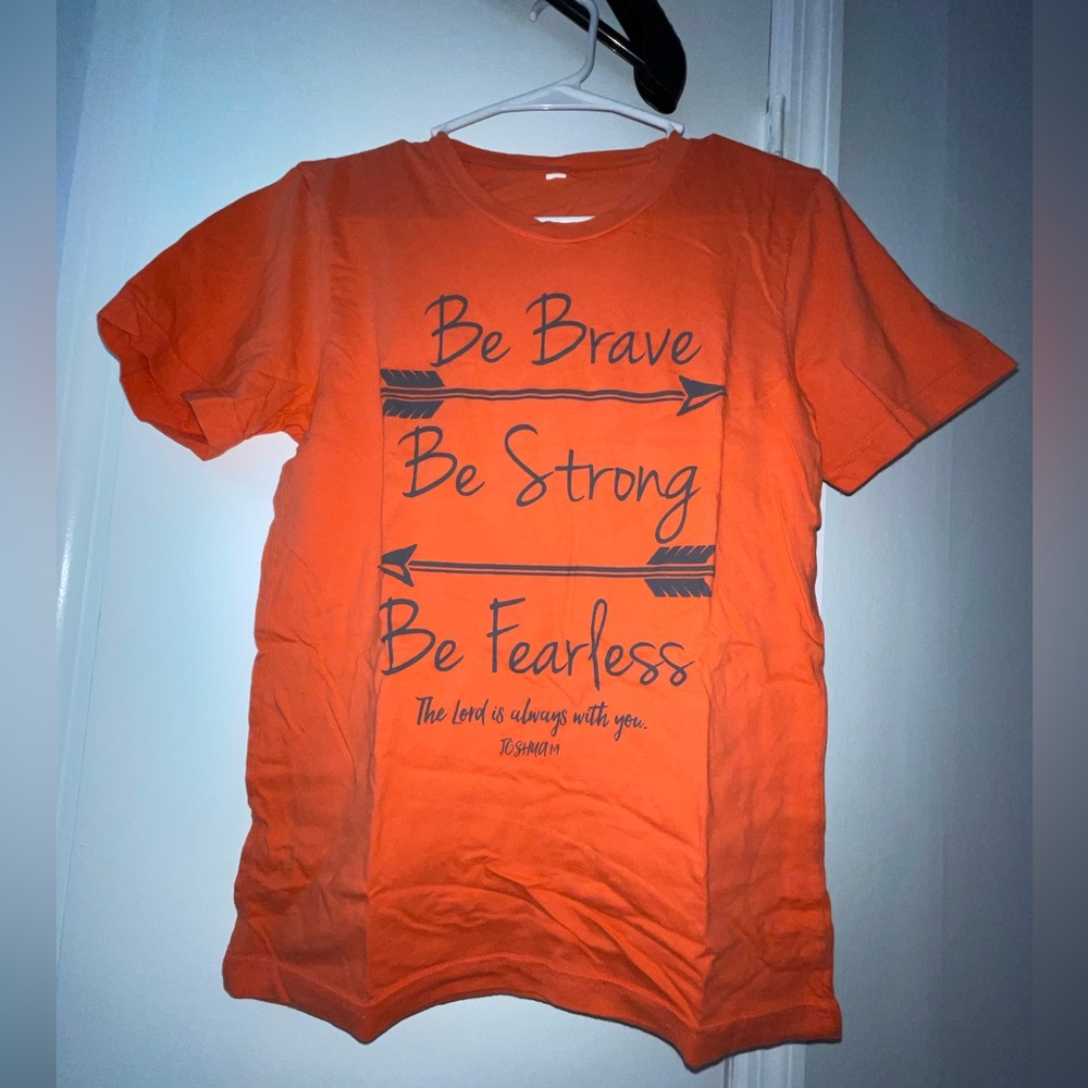 Orange shirt